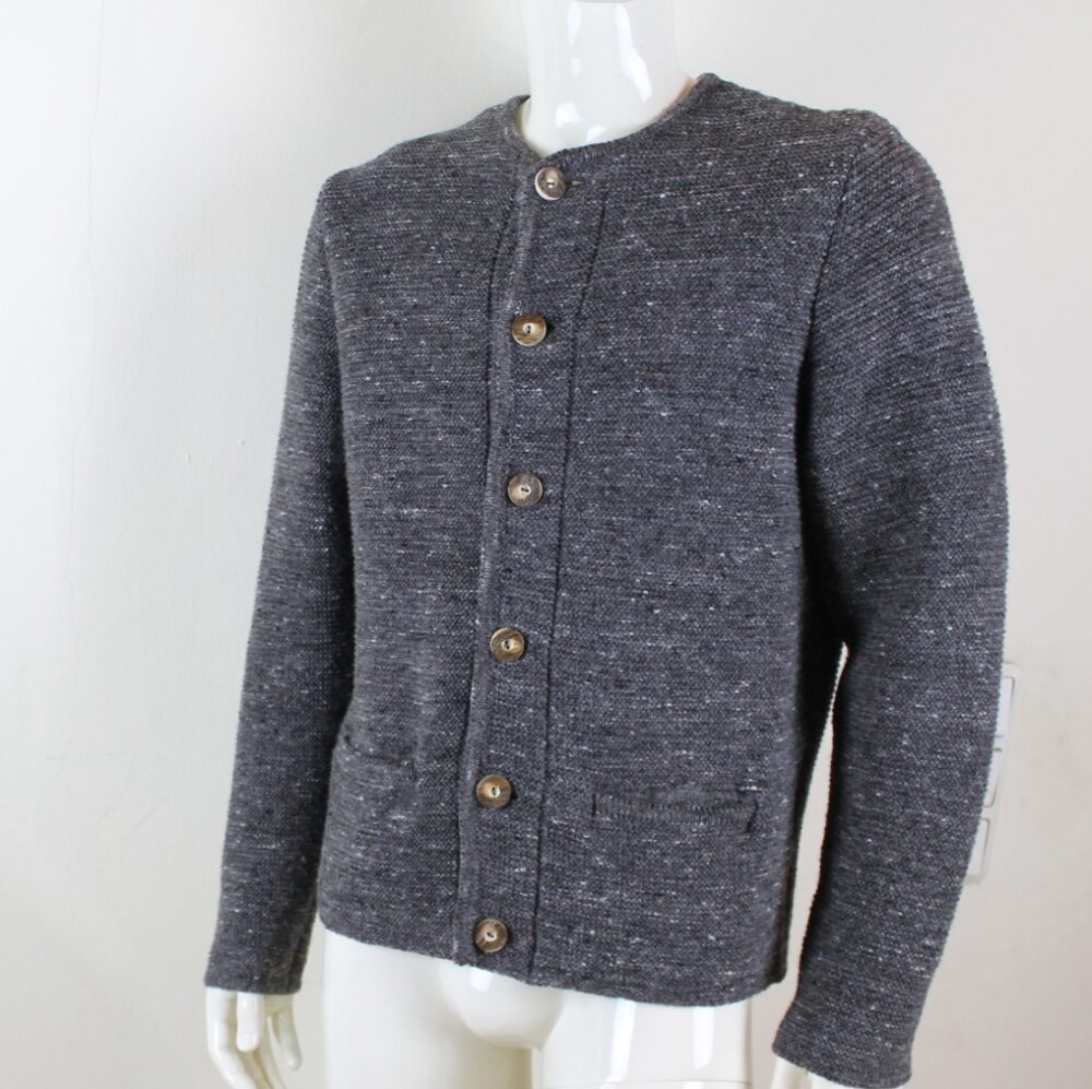Trachten-Wolljacke von Huber mit Hirschhornknöpfen