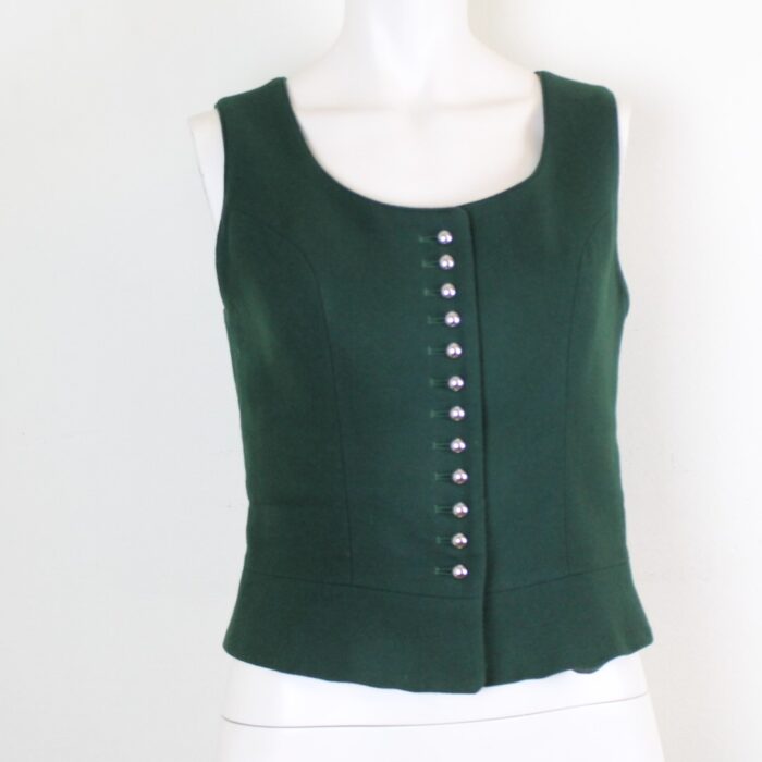 Grünes Trachten-Gilet von Kaiserjäger
