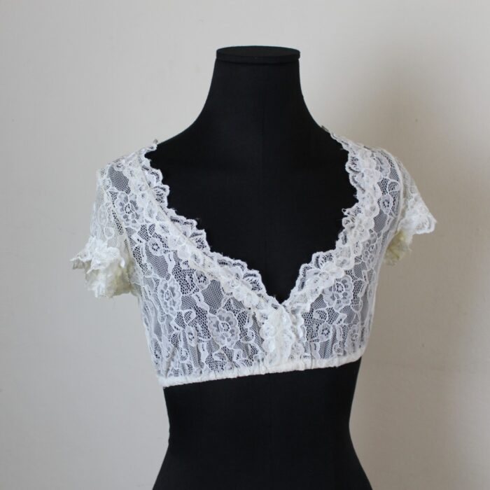 Dirndlbluse Spitze von Krüger