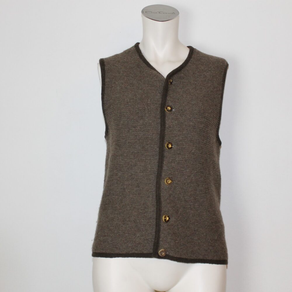 Strickweste aus Schurwolle