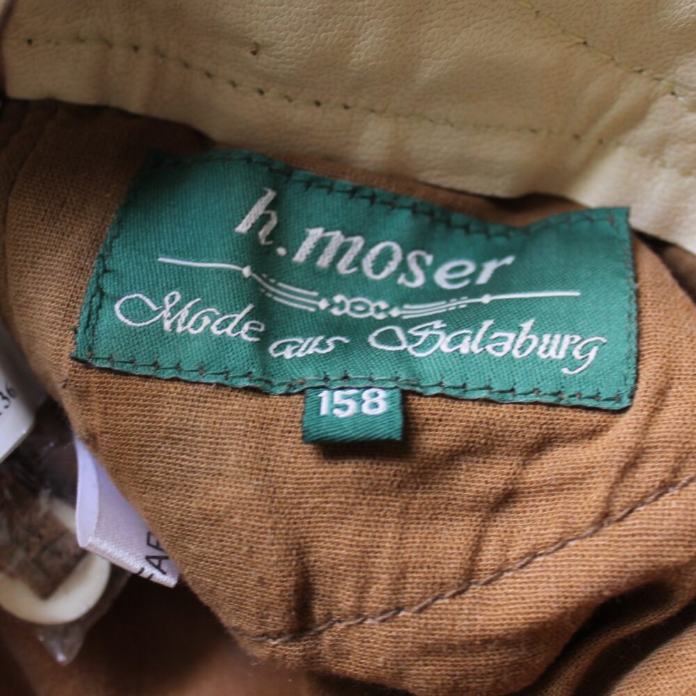 Kinder Lederhose mit Träger – Bild 6