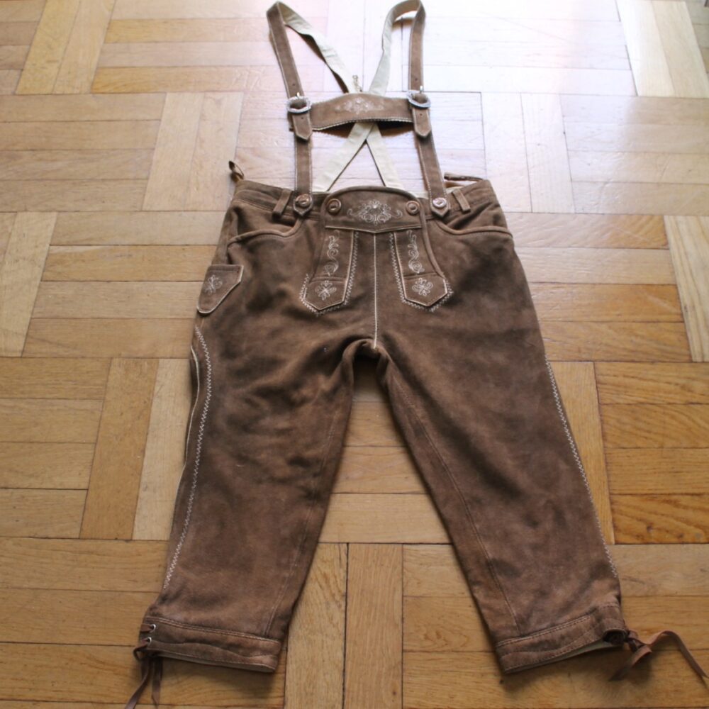 Kinder Lederhose mit Träger