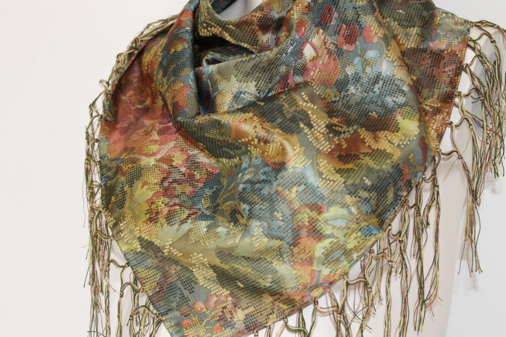 Seidentuch - floral – Bild 4