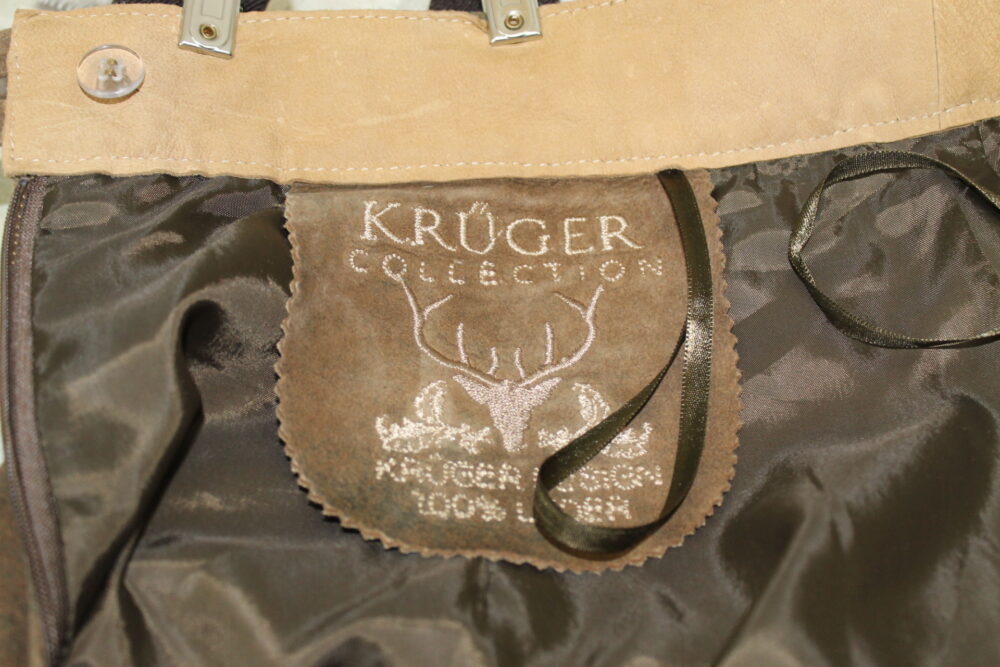 Trachten Lederrock von Krüger mit Hosenträger – Bild 7