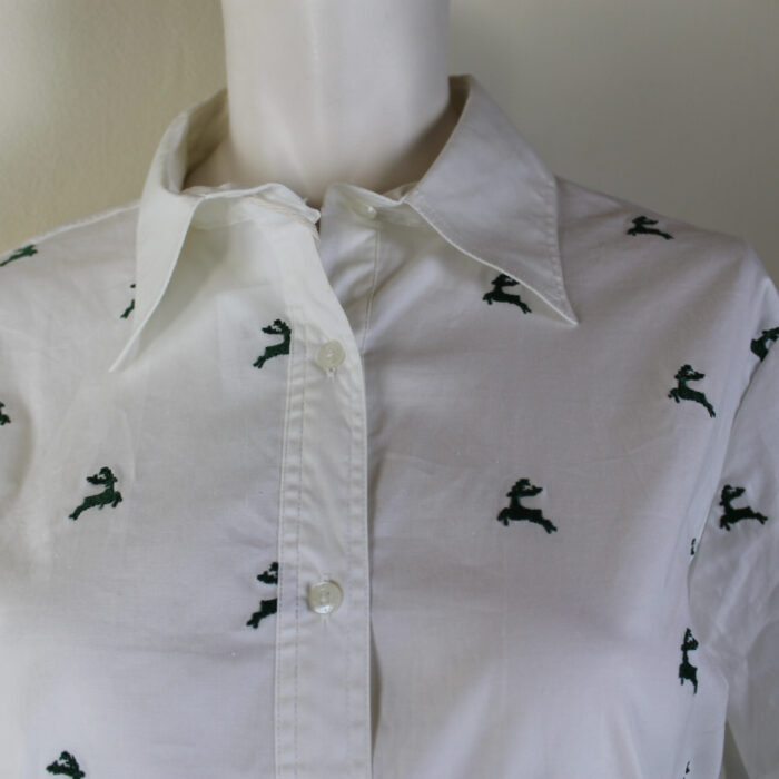 Trachten-Bluse mit Hirsch von Kaiserjäger