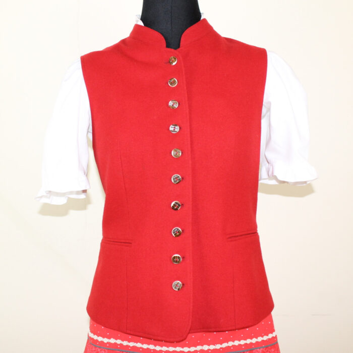 Trachten-Leinen-Gilet von Herzklopfen