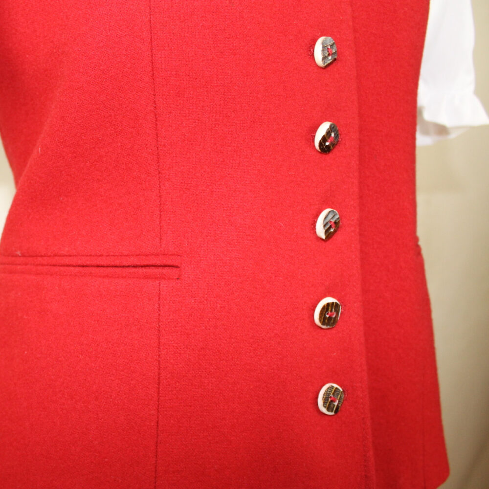 Trachten-Leinen-Gilet von Herzklopfen – Bild 3