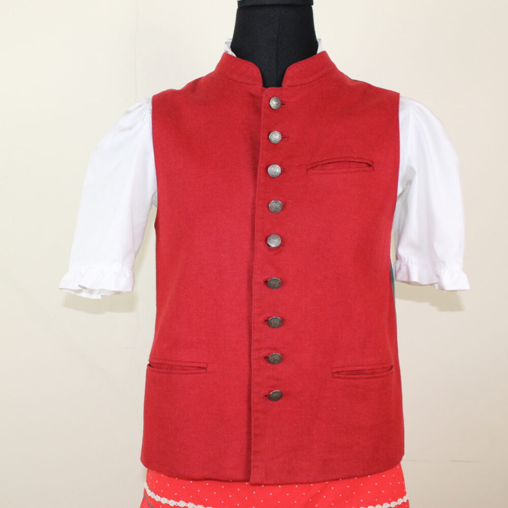 Trachten-Leinen-Gilet von Herzklopfen – Bild 4