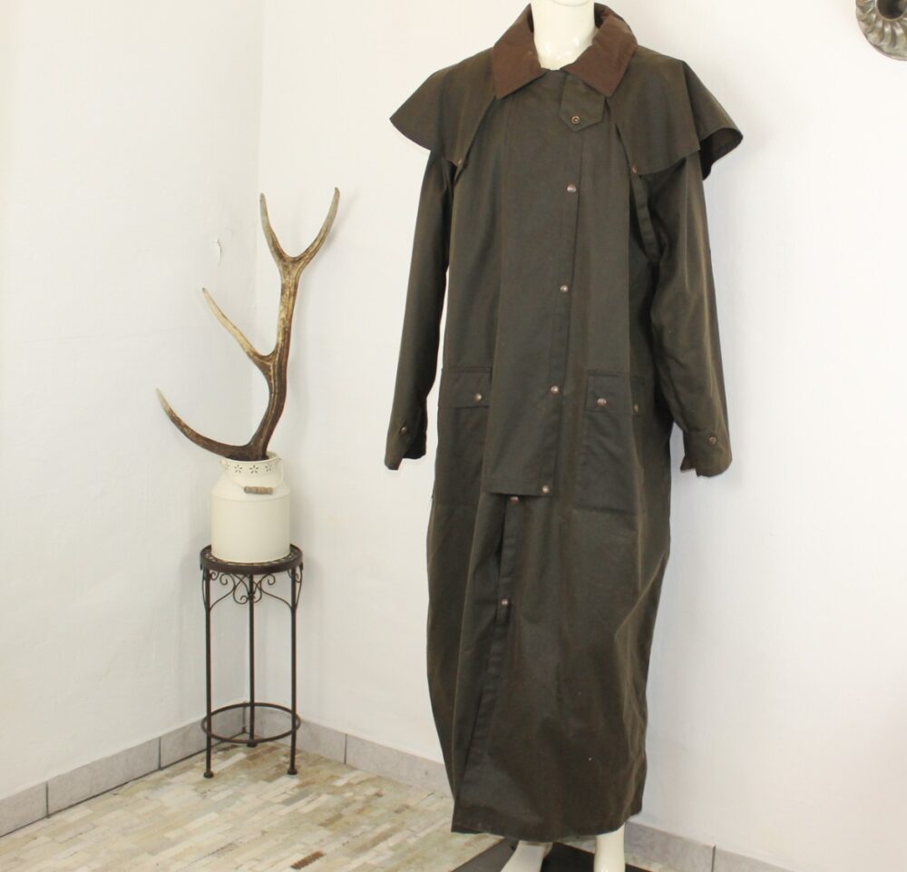 Langer Mantel von Australian Outback Collection Bikerstyle in Größe 2XL