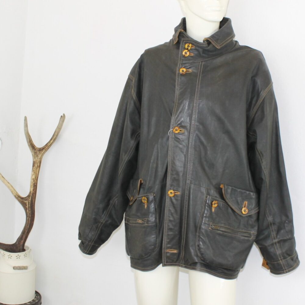 Lederjacke für Herren von Harmony in Größe 54 – Bild 2