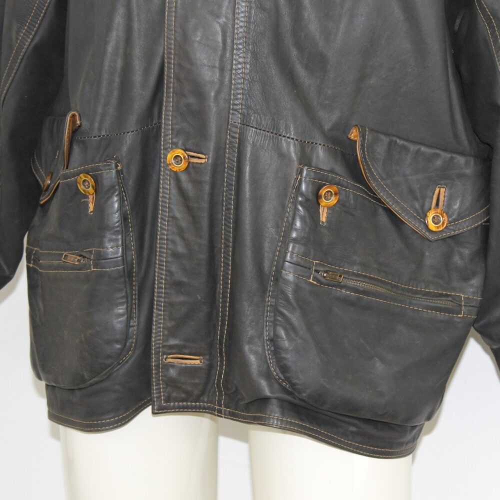 Lederjacke für Herren von Harmony in Größe 54 – Bild 6