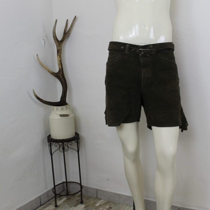 Kurze Lederhose von Martin Wimmer in Größe 56