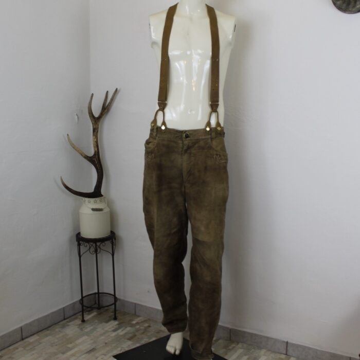 Lederhose von Spieth & Wensky lang in Größe 29