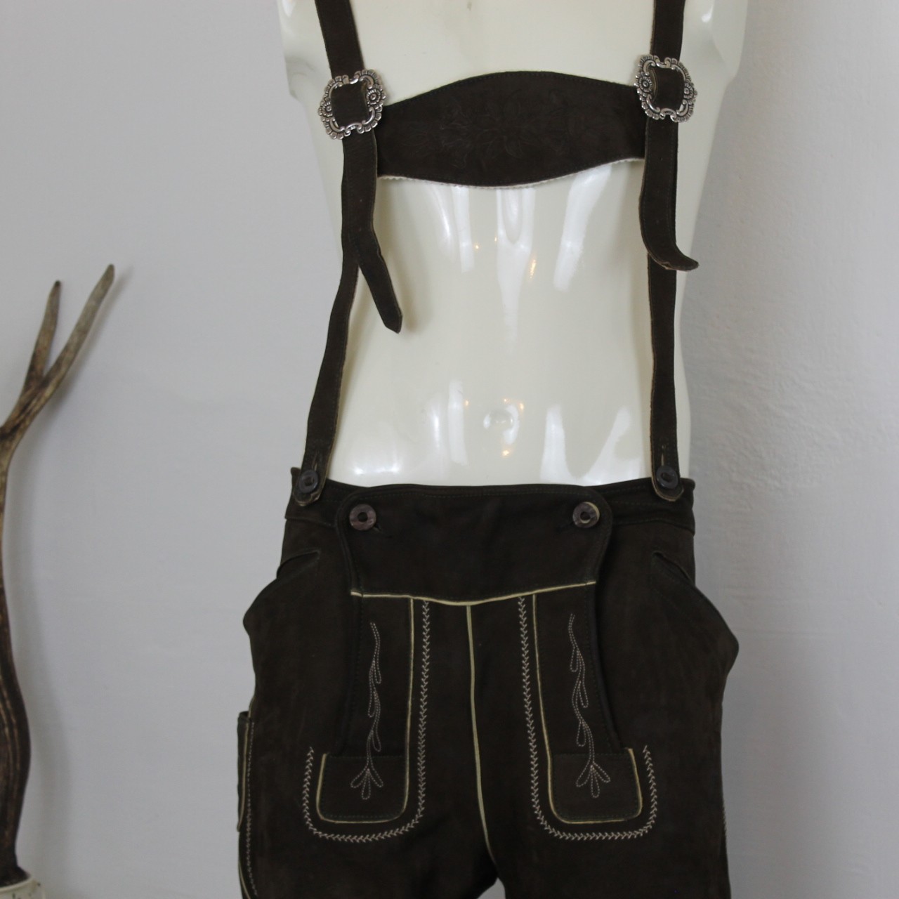 Lederhose Kniebund in Größe 56 – Bild 3