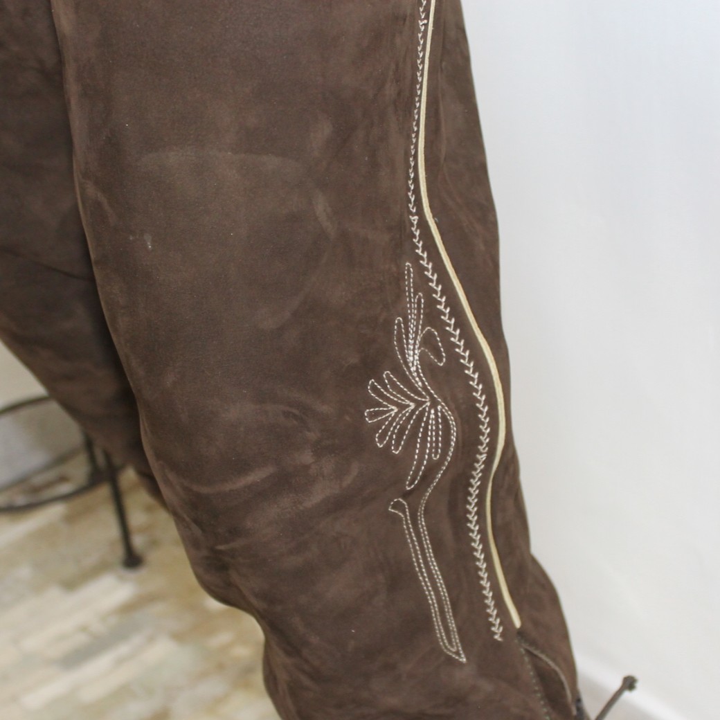 Lederhose Kniebund in Größe 56 – Bild 7