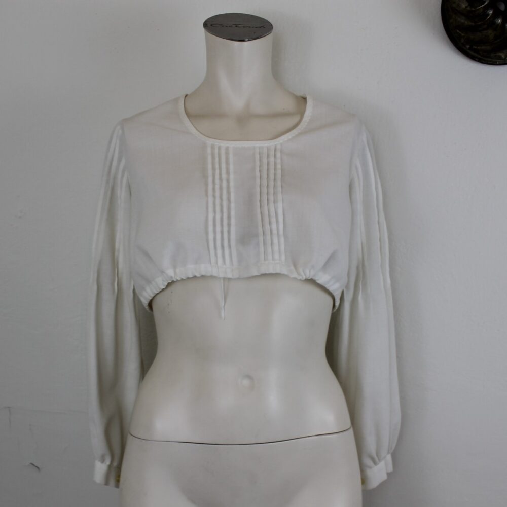 Traditionelle Dirndlbluse, langarm in Größe 42 – Bild 4