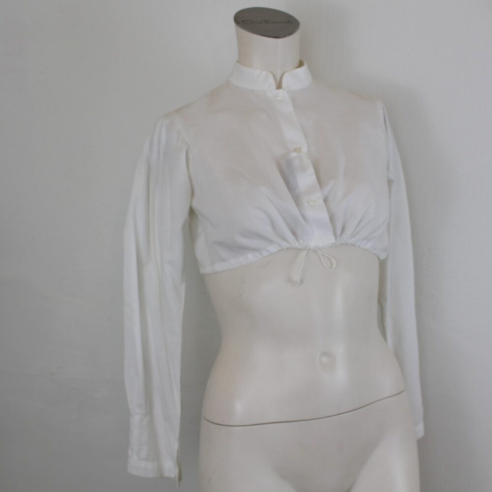 Traditionelle Dirndlbluse, langarm in Größe 42 – Bild 4