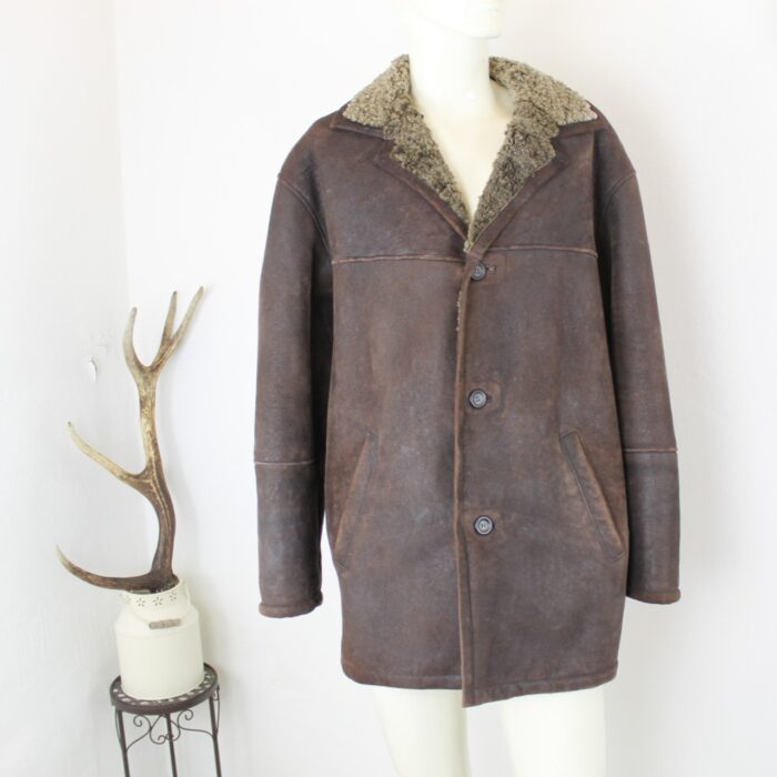 Lederjacke mit Schaffell