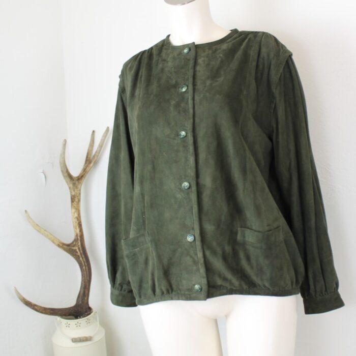 Kostüm Lederjacke mit -rock